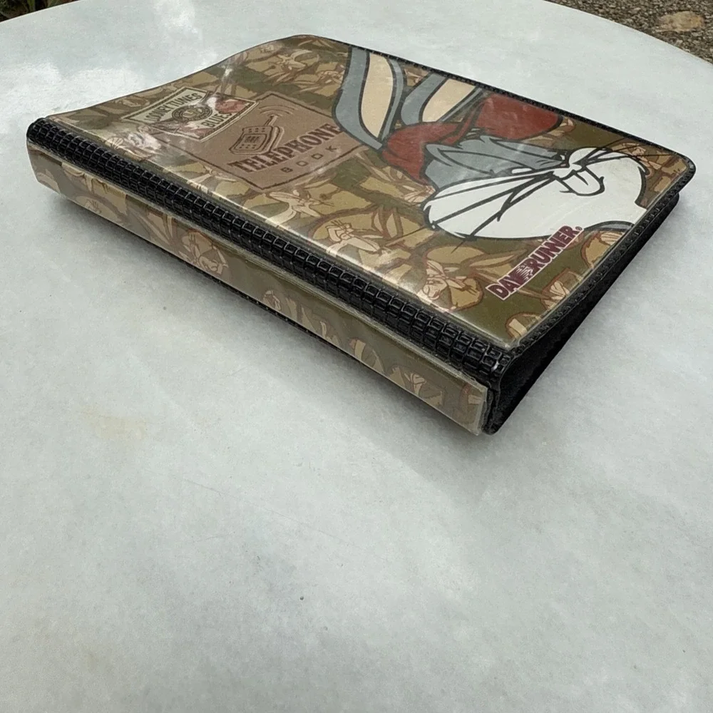 Stationary 90s Looney Tunes Bugs Bunny Telephone Address Book Day Runner Vintage